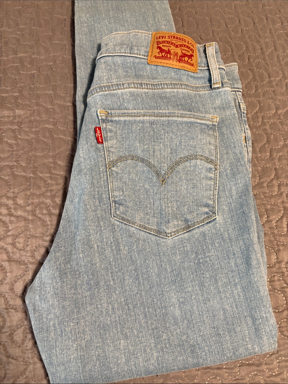 Levi’s 720 High Rise Super Skinny Jeans W27 Tagged L30 Actual 28” Inseam